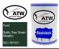 Preview: Ford, Baltic Sea Green Metallic, BG / M7421: 500ml Lackdose, von ATW Autoteile West.